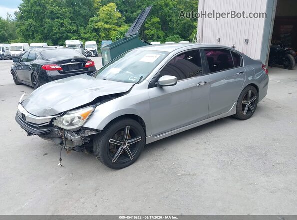 1HGCR2F58GA099285 2016 HONDA ACCORD Silver 