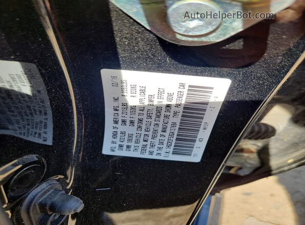 1HGCR2F58GA137694 2016 HONDA ACCORD Black Շարժիչի բաժամունքի տեսք