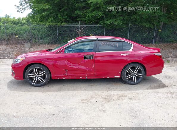 1HGCR2F58GA177029 2016 HONDA ACCORD Red Widok wnętrza 360 stopni