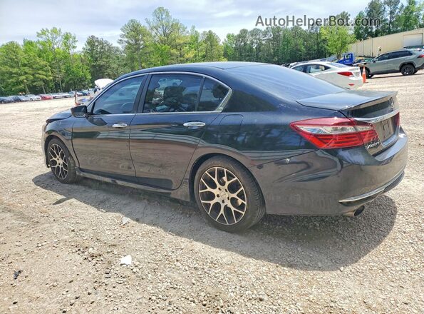 1HGCR2F58GA197667 2016 HONDA ACCORD Black Հետևի ձախ