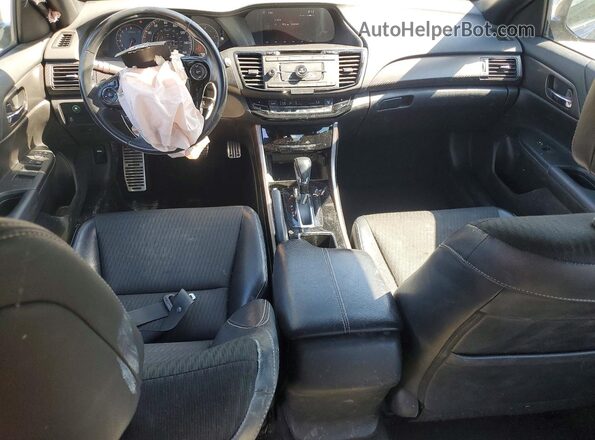 1HGCR2F59GA042304 2016 HONDA ACCORD Blue წინა პანელის ხედი