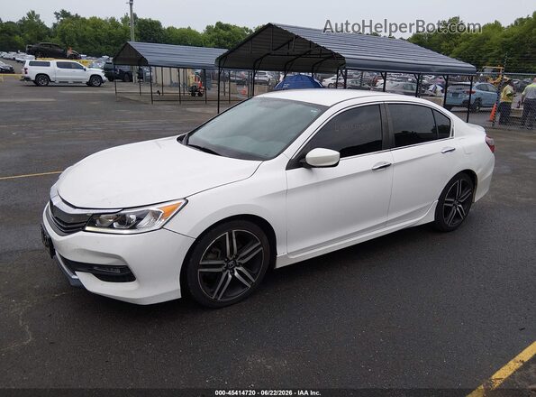 1HGCR2F59GA181879 2016 HONDA ACCORD White Przód lewy