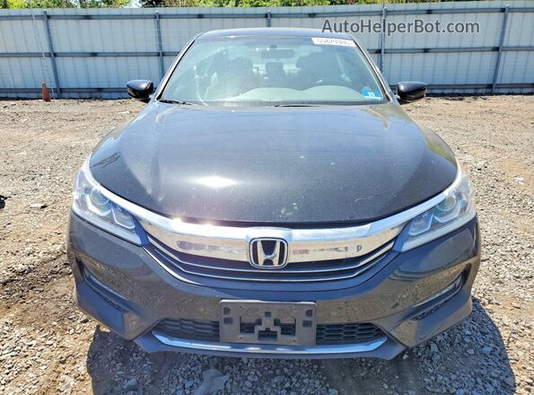 1HGCR2F59HA086840 2017 HONDA ACCORD Black Դիմացի տեսք