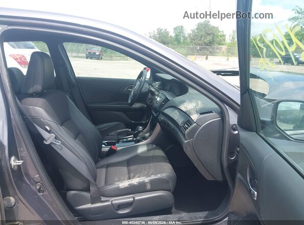 1HGCR2F59HA159446 2017 HONDA ACCORD Gray Вид салону спереду