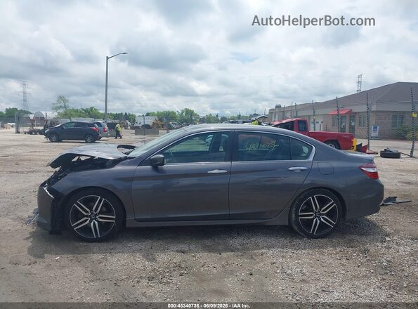 1HGCR2F59HA159446 2017 HONDA ACCORD Gray Панорамний вид салону 360°