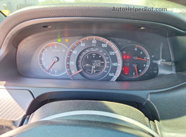 1HGCR2F5XGA034387 2016 HONDA ACCORD Black Widok zestawu wskaźników