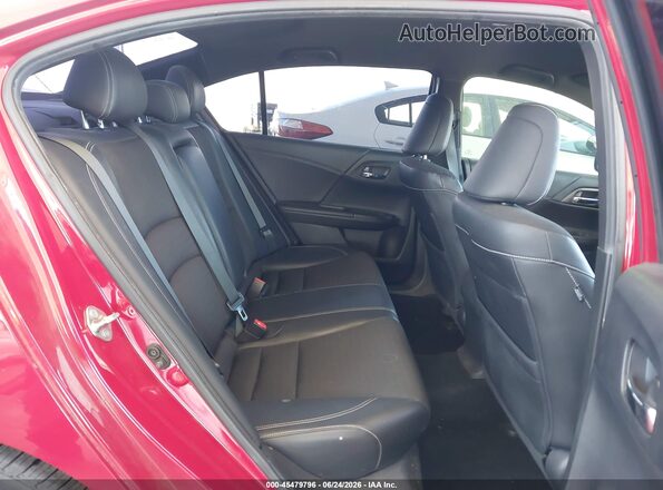 1HGCR2F5XGA085405 2016 HONDA ACCORD Red Вид наклейки з VIN-кодом