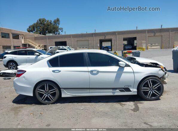1HGCR2F5XGA151645 2016 HONDA ACCORD White Սալոնի 360 աստիճան տեսք