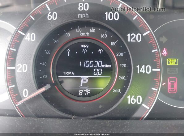 1HGCR2F5XGA179865 2016 HONDA ACCORD Silver Widok tylnych siedzeń
