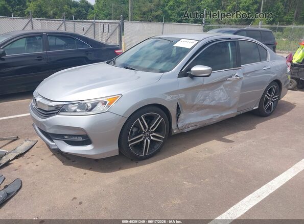 1HGCR2F5XGA179865 2016 HONDA ACCORD Silver Przód lewy