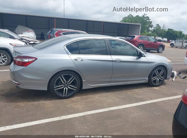 1HGCR2F5XGA179865 2016 HONDA ACCORD Silver Widok wnętrza z tyłu