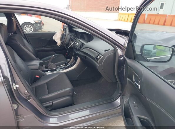 1HGCR2F5XHA030793 2017 HONDA ACCORD Gray Widok wnętrza z przodu