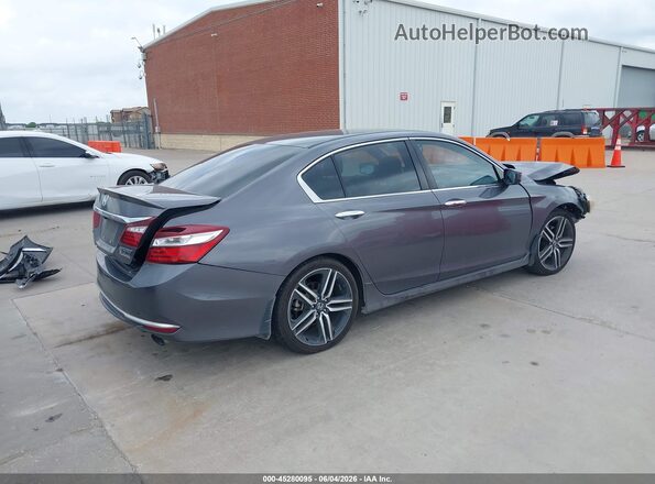 1HGCR2F5XHA030793 2017 HONDA ACCORD Gray Tył prawy
