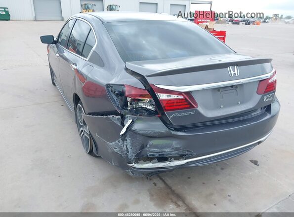 1HGCR2F5XHA030793 2017 HONDA ACCORD Gray 
