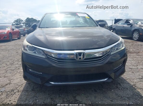 1HGCR2F5XHA108781 2017 HONDA ACCORD Black Вид щитка приладів