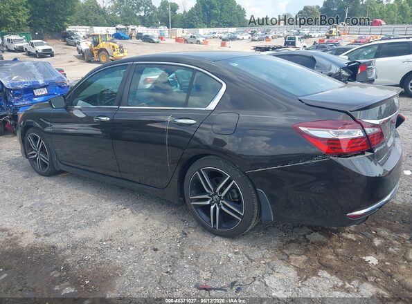1HGCR2F5XHA108781 2017 HONDA ACCORD Black Панорамний вид салону 360°