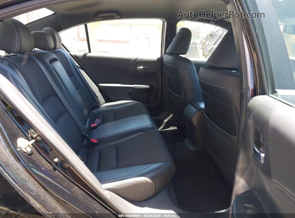 1HGCR2F63GA185550 2016 HONDA ACCORD Black Вид наклейки з VIN-кодом