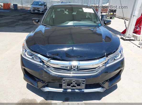 1HGCR2F63GA185550 2016 HONDA ACCORD Black Вид щитка приладів