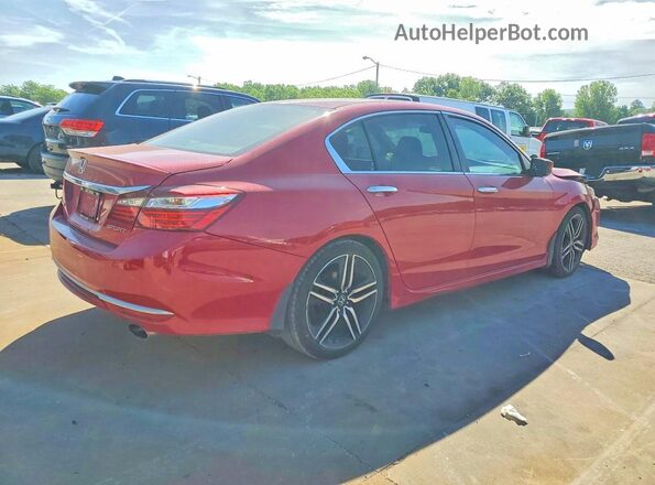 1HGCR2F68GA162121 2016 HONDA ACCORD Red 