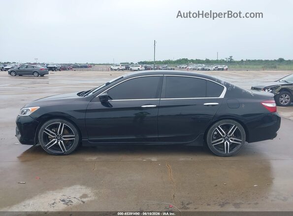 1HGCR2F6XHA117893 2017 HONDA ACCORD Black Панорамний вид салону 360°
