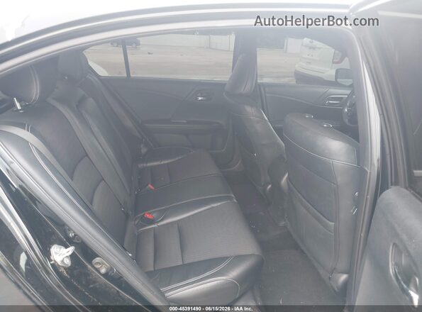 1HGCR2F6XHA117893 2017 HONDA ACCORD Black Вид наклейки з VIN-кодом