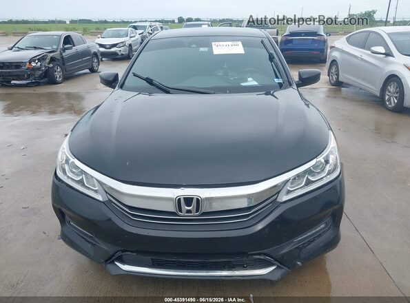 1HGCR2F6XHA117893 2017 HONDA ACCORD Black Вид щитка приладів