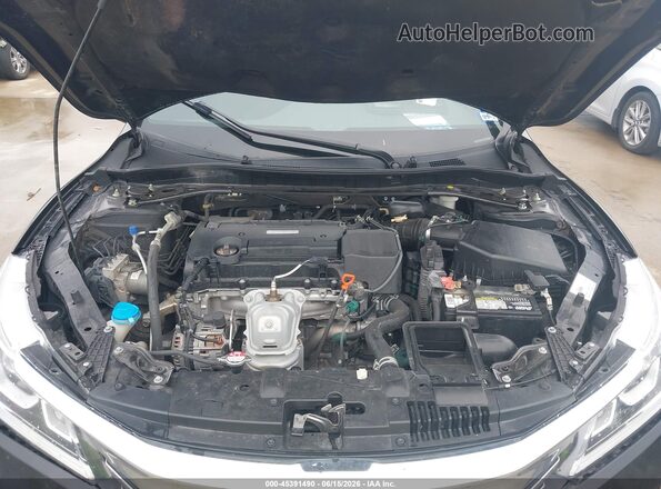 1HGCR2F6XHA117893 2017 HONDA ACCORD Black Вид ззаду