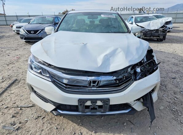 1HGCR2F70GA153406 2016 HONDA ACCORD White Դիմացի տեսք