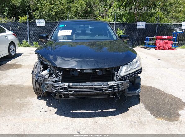 1HGCR2F71GA120530 2016 HONDA ACCORD Черный Вид спереди