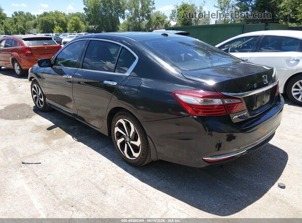 1HGCR2F71GA120530 2016 HONDA ACCORD Черный Задняя левая четверть
