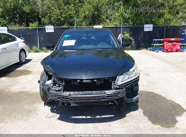 1HGCR2F71GA120530 2016 HONDA ACCORD Черный Вид задней части салона