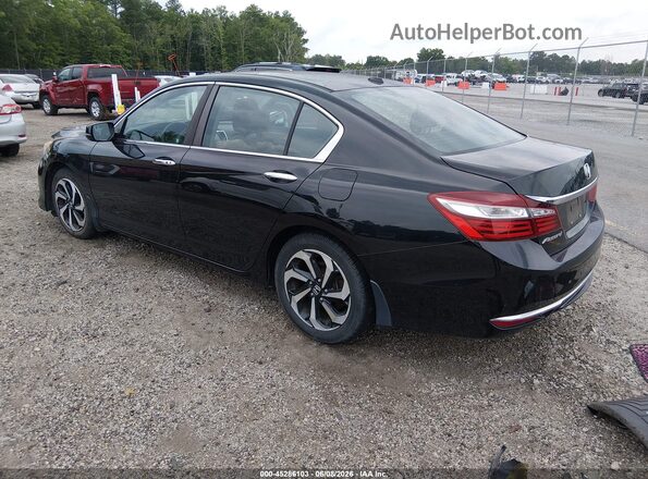1HGCR2F72GA036958 2016 HONDA ACCORD Black Tył lewy