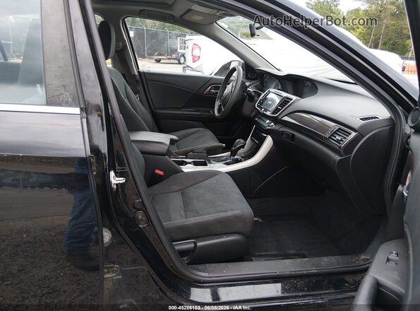 1HGCR2F72GA036958 2016 HONDA ACCORD Black Widok wnętrza z przodu