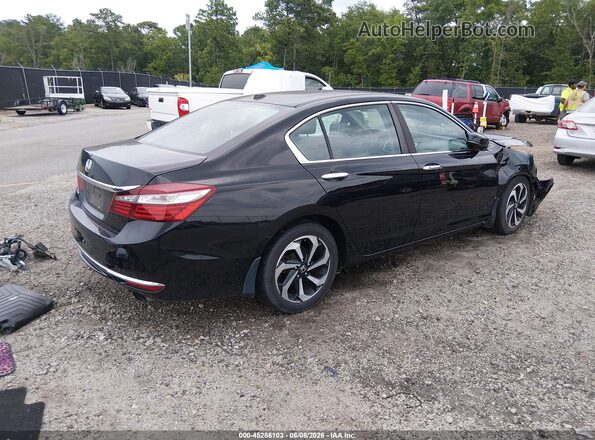 1HGCR2F72GA036958 2016 HONDA ACCORD Black Tył prawy