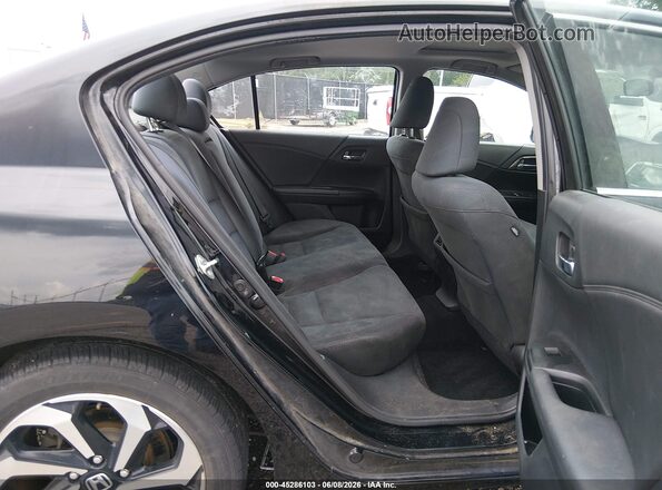 1HGCR2F72GA036958 2016 HONDA ACCORD Black Widok naklejki z numerem VIN