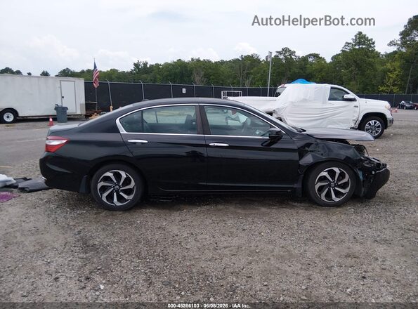 1HGCR2F72GA036958 2016 HONDA ACCORD Black Widok wnętrza 360 stopni