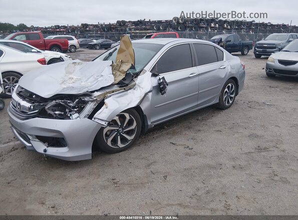 1HGCR2F72GA229983 2016 HONDA ACCORD Серебряный Передняя левая четверть
