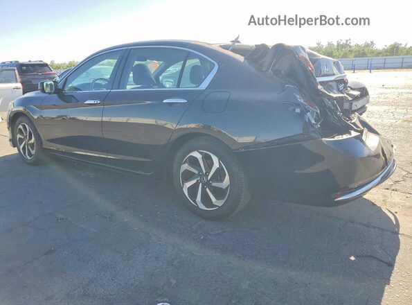 1HGCR2F73GA076241 2016 HONDA ACCORD Black Հետևի ձախ