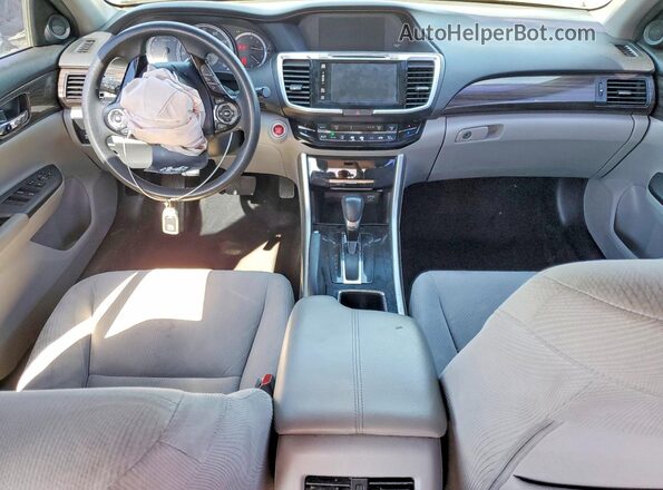 1HGCR2F73GA145283 2016 HONDA ACCORD Gray Առջևի վահանակի տեսք
