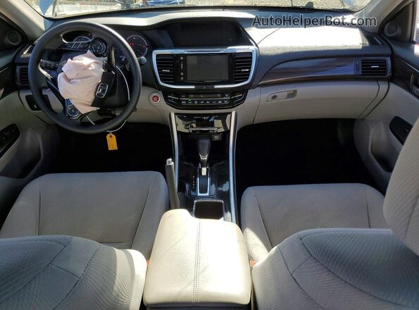 1HGCR2F73HA074314 2017 HONDA ACCORD Silver Dashboard view