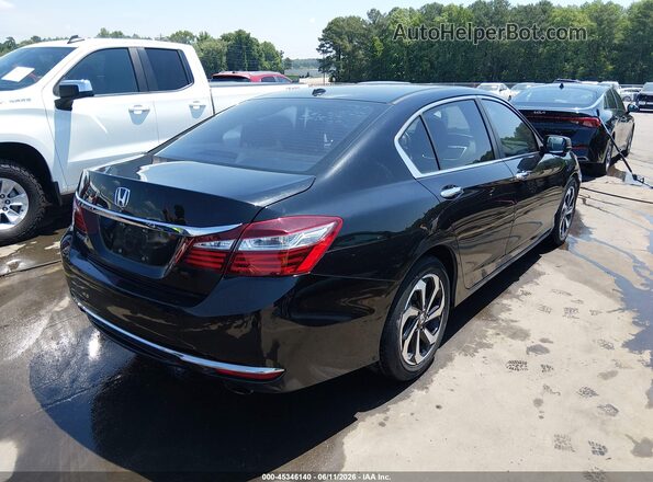 1HGCR2F74GA064017 2016 HONDA ACCORD Черный Задняя правая четверть