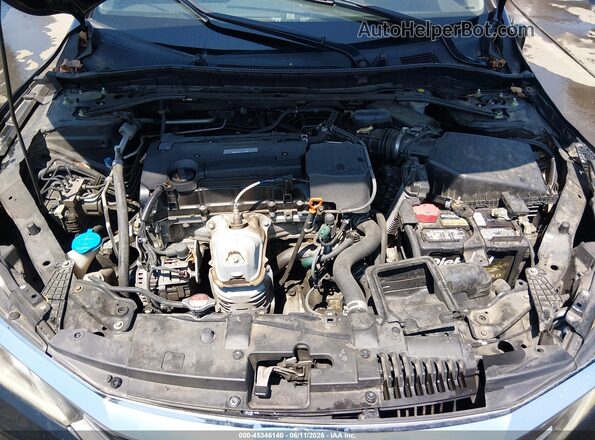 1HGCR2F74GA064017 2016 HONDA ACCORD Черный Вид сзади