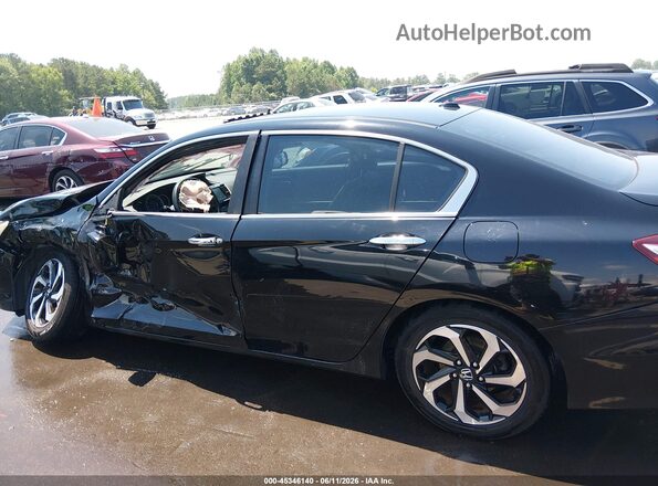 1HGCR2F74GA064017 2016 HONDA ACCORD Черный Панорамный вид салона 360°