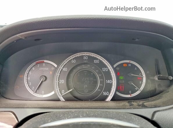 1HGCR2F75GA116156 2016 HONDA ACCORD Silver Vista del cuadro de instrumentos