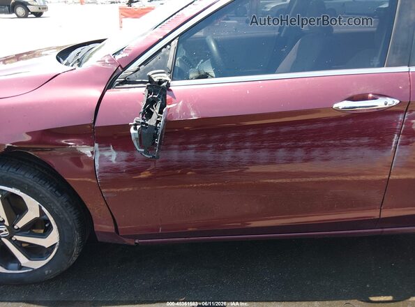 1HGCR2F75GA243389 2016 HONDA ACCORD Burgundy სალონის 360-გრადუსიანი ხედი