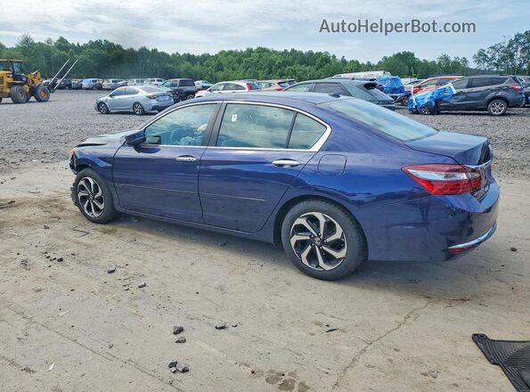 1HGCR2F75HA292013 2017 HONDA ACCORD Blue უკანა მარცხენა