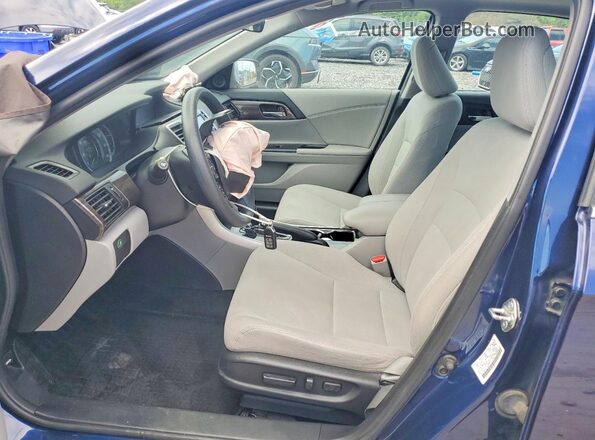 1HGCR2F75HA292013 2017 HONDA ACCORD Blue წინა სალონის ხედი