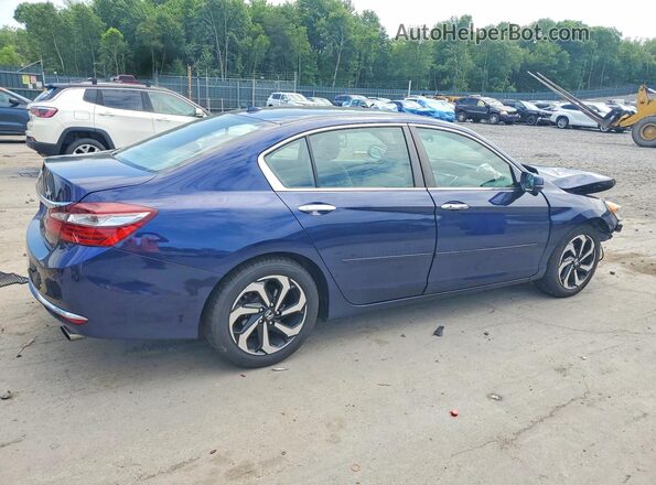 1HGCR2F75HA292013 2017 HONDA ACCORD Blue უკანა მარჯვენა