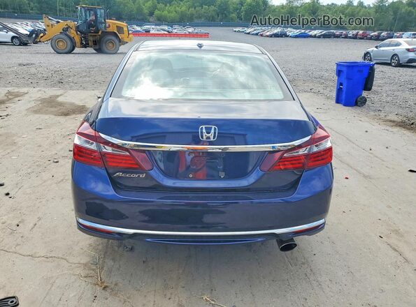 1HGCR2F75HA292013 2017 HONDA ACCORD Blue უკანა ხედი