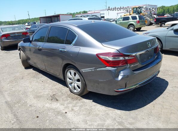 1HGCR2F76GA001632 2016 HONDA ACCORD Черный Задняя левая четверть